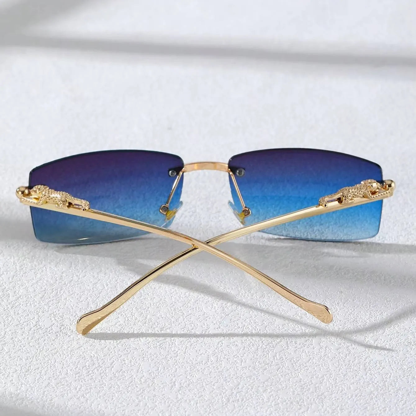 Chic Rimless Square Glasses